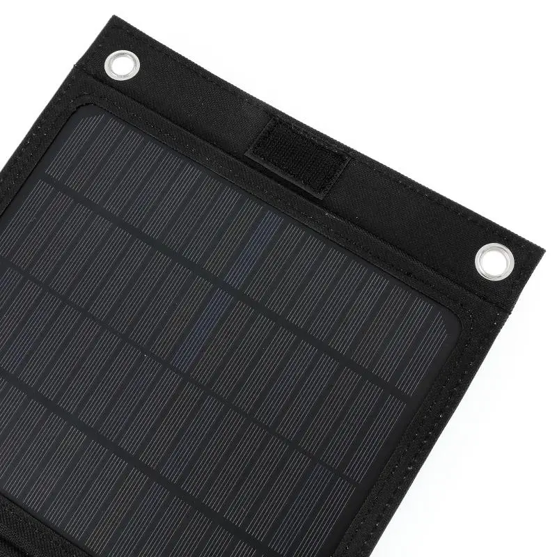 Outdoor Portable 12V 50W Folding Solar Panel Charger Foldable Solar Cell Power Bank for Mobile Phone Hiking Battery USB Port
