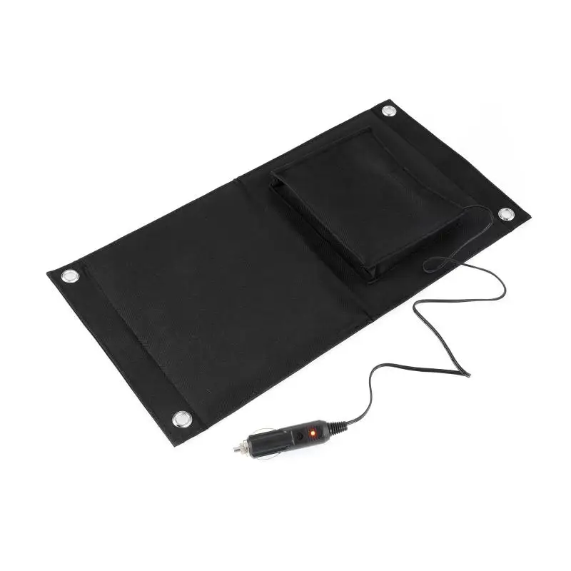 Outdoor Portable 12V 50W Folding Solar Panel Charger Foldable Solar Cell Power Bank for Mobile Phone Hiking Battery USB Port