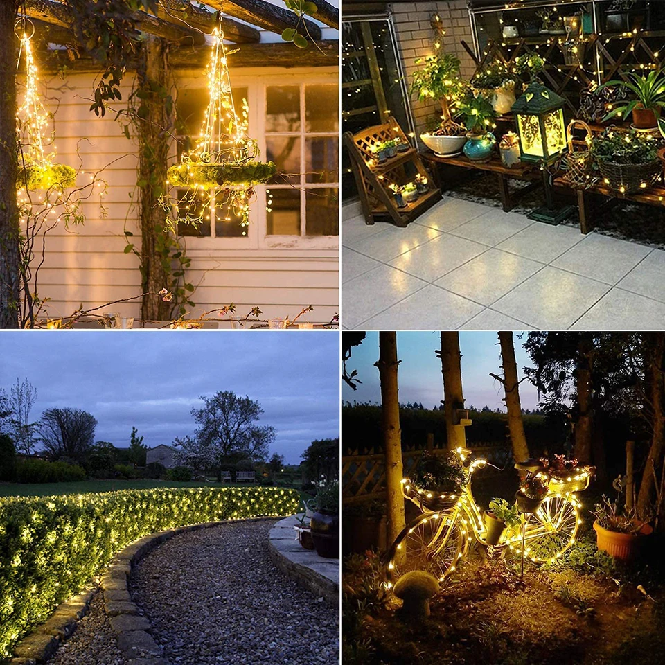 32m/22m/12m/7m Solar Led Light Outdoor Festoon Led Lamp Solar Garden Outdoor Fairy Garland String Christmas Decor 4/3/2/1pack 32m/22m/12m/7m Solar Led Light Outdoor Festoon Led Lamp Solar Garden Outdoor Fairy Garland String Christmas Decor 4/3/2/1pack
