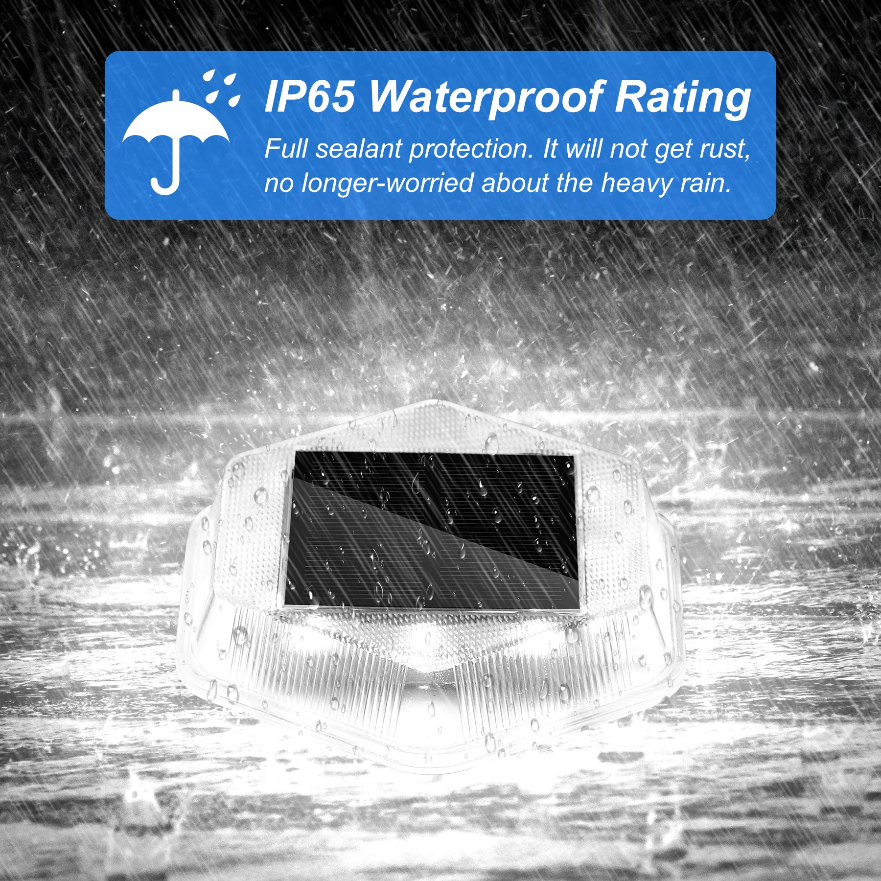 1PC 12LEDS Solar Ground Light Solar Light IP65 Waterproof Solar Garden Lamp Outdoor Courtyards Driveway Marker Light 3000K/6000K