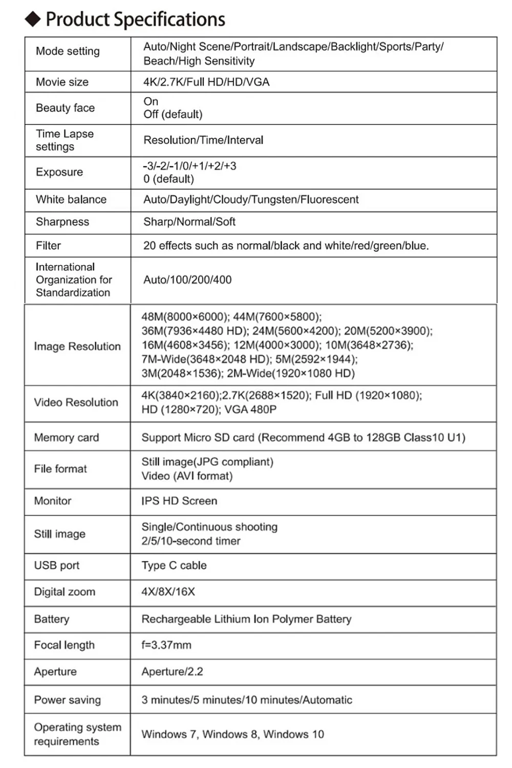 4K CCD 8X Digital Zoom Digital Camera for Student 48MP Compact Digital Photography Camera 180°Flip Screen Selfile Camera RENEAR 4K CCD 8X Digital Zoom Digital Camera for Student 48MP Compact Digital Photography Camera 180°Flip Screen Selfile Camera RENEAR