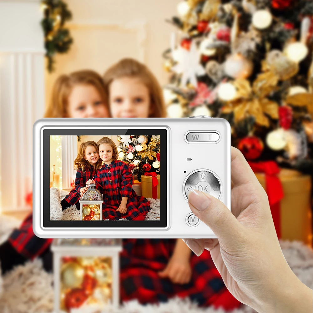 4K HD 1080P Digital Camera Anti-Shake Autofocus Vlogging Camera 2.4 Inch IPS Screen Photography Camera for Kids Adults Beginners