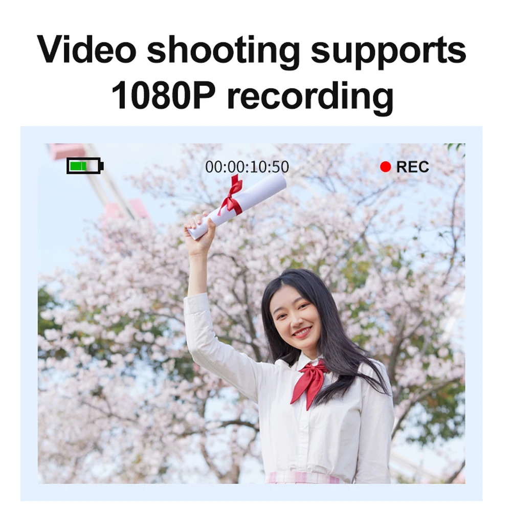 4K HD 1080P Digital Camera Anti-Shake Autofocus Vlogging Camera 2.4 Inch IPS Screen Photography Camera for Kids Adults Beginners