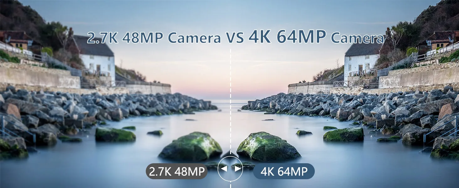 4K compact digital photography camera, 18x digital zoom, vintage vlog video recorder for YouTube, 180° flip screen, WiFi webcam