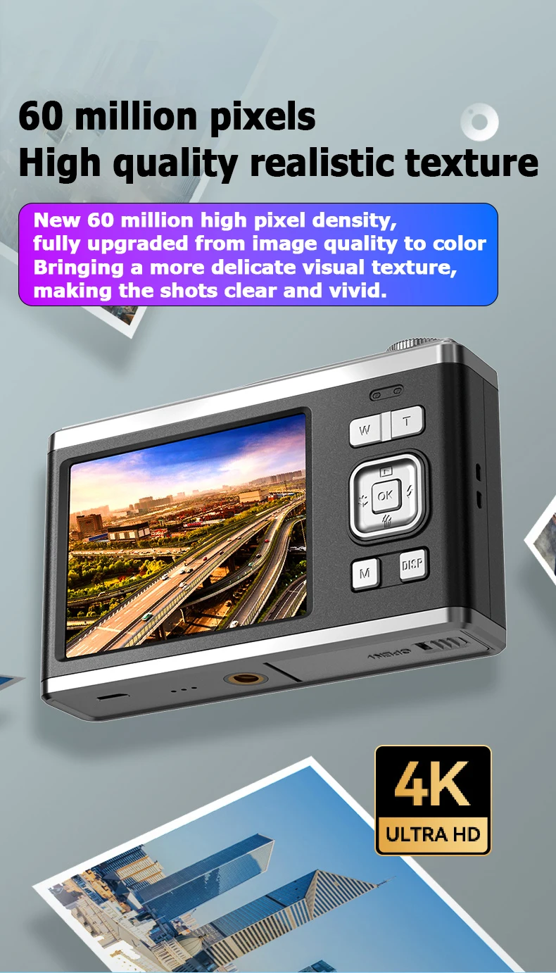 4K HD Telescopic Lens High-Definition Dual Screen Digital Camera 16x Optical Zoom Waterproof Camera Selfie Beauty Home Camera 4K HD Telescopic Lens High-Definition Dual Screen Digital Camera 16x Optical Zoom Waterproof Camera Selfie Beauty Home Camera