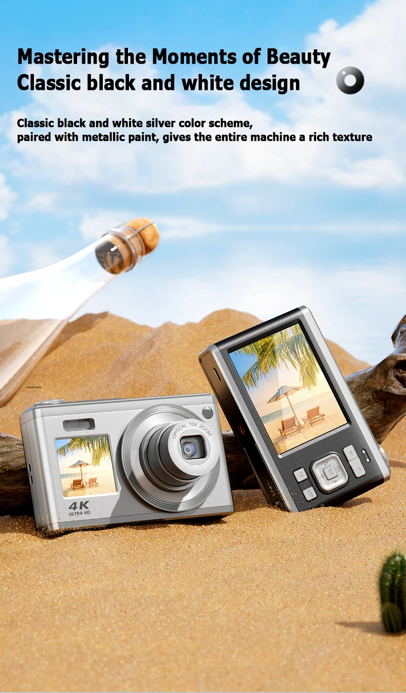 4K HD Telescopic Lens High-Definition Dual Screen Digital Camera 16x Optical Zoom Waterproof Camera Selfie Beauty Home Camera 4K HD Telescopic Lens High-Definition Dual Screen Digital Camera 16x Optical Zoom Waterproof Camera Selfie Beauty Home Camera