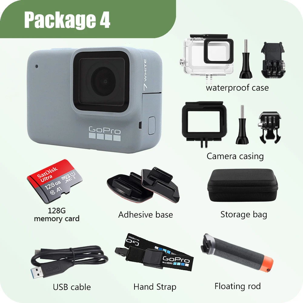 Gopro HERO 7 WHITE Action Camera Outdoor Sports Camera with Ultra HD Video gopro 7 Gopro HERO 7 WHITE Action Camera Outdoor Sports Camera with Ultra HD Video gopro 7
