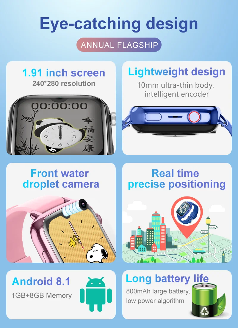 wonlex kids 4G smart watch GPS WiFi location tracker two way video call with camera APP Download waterproof children smartwatch