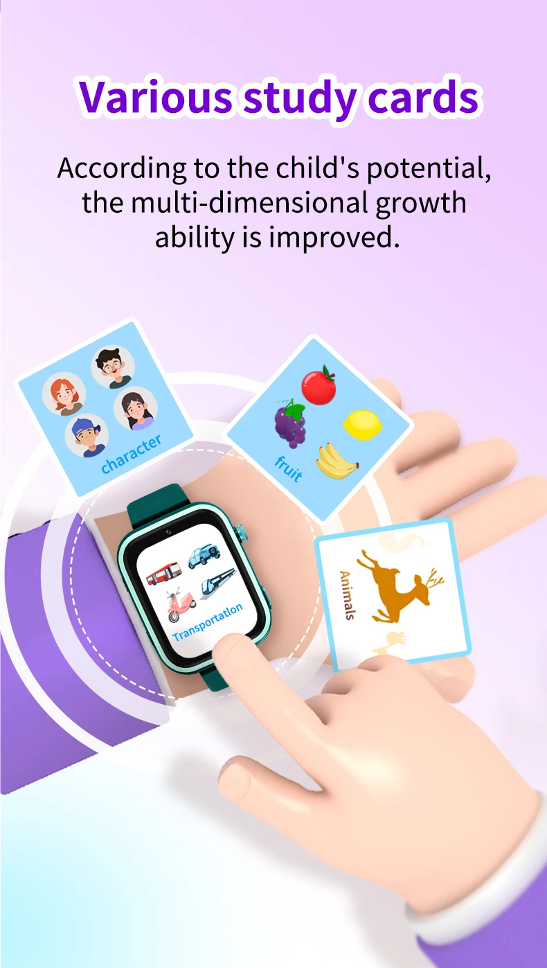 Smart 4G Kids GPS WIFI Trace Location Sim Card Phone Watch with Camera, Voice Video SOS Calls Whatsapp Ideal for Child Students