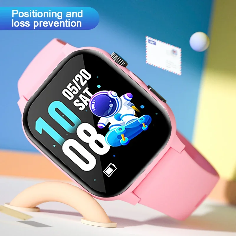 Kids 4G Smart Watch SOS GPS Location Video Call Sim Card Child SmartWatch Camera Waterproof Upgrade Watch For Boys Girls