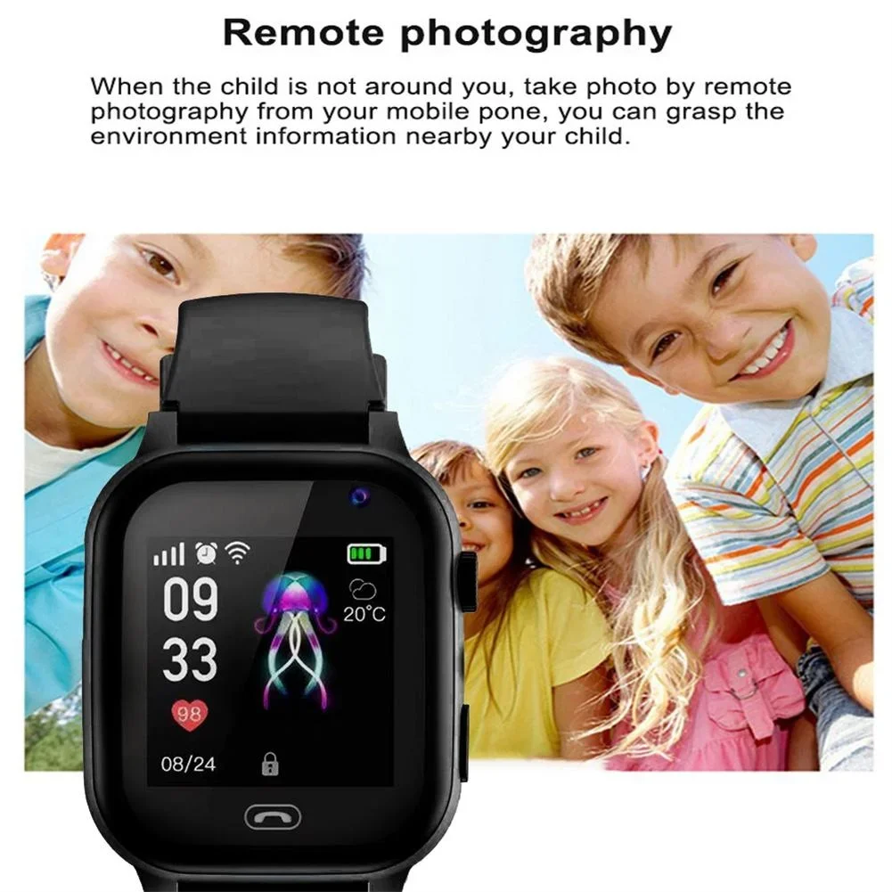 Kids 4G Smart Watch SOS GPS Location Video Call Sim Card Child SmartWatch Camera Waterproof Upgrade Watch For Boys Girls