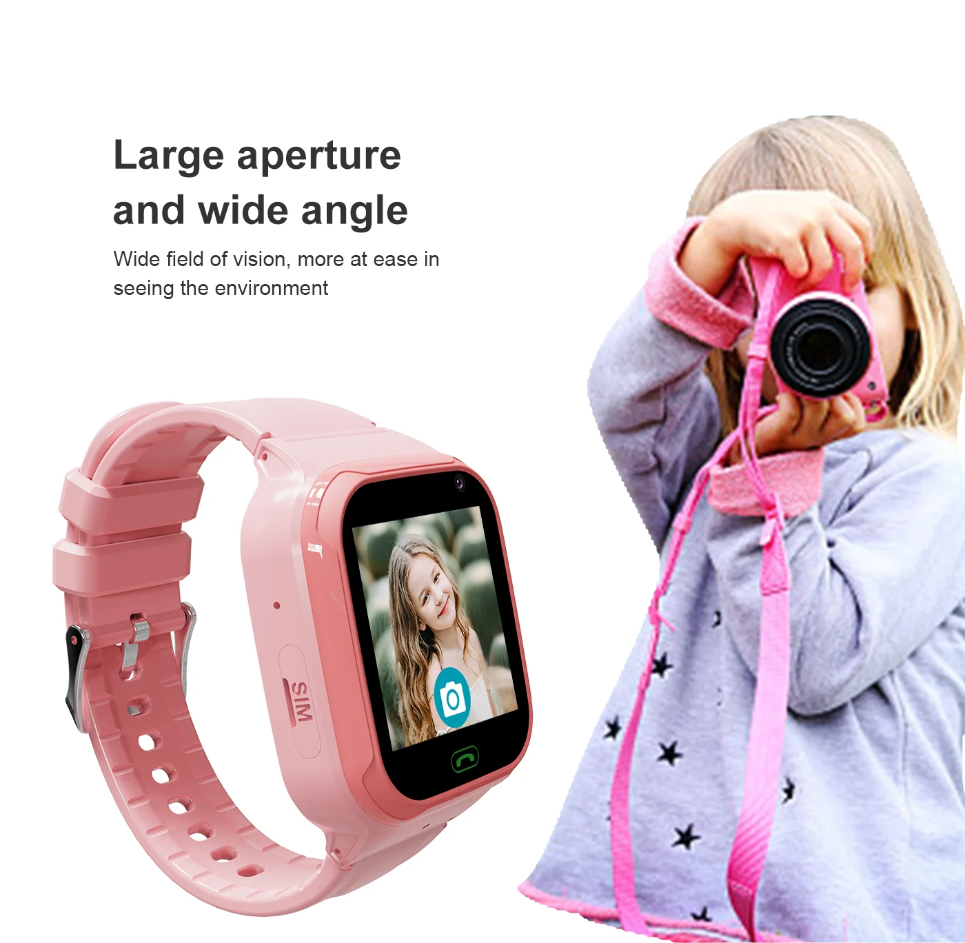 4G Kids Smart Phone Watch Video Call WIFI LBS Location SOS Tracker Baby Camera Waterproof Watch For Boy Girl Smart Watch For Kid