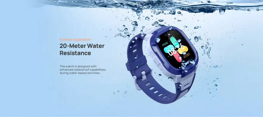 vMibro Kids Smartwatch P6 4G Watch Phone GPS Waterproof Sports Mode Reloj Inteligente para Niños Android Compatible