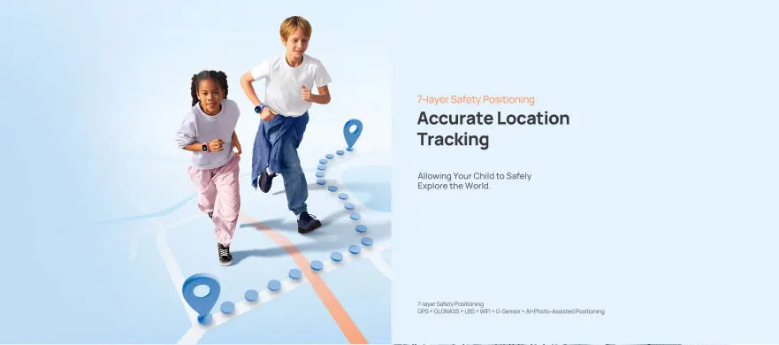 vMibro Kids Smartwatch P6 4G Watch Phone GPS Waterproof Sports Mode Reloj Inteligente para Niños Android Compatible