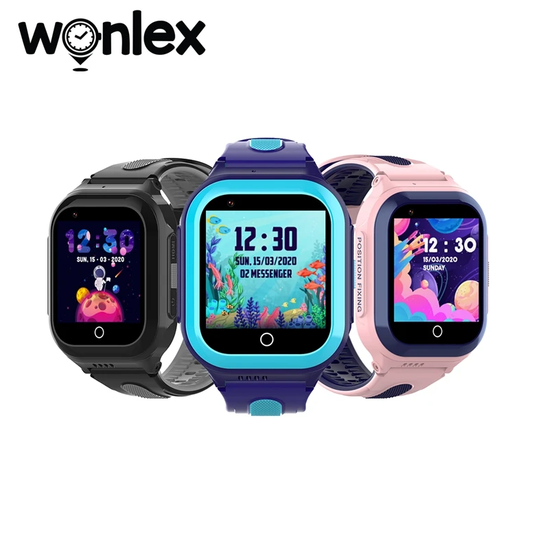 Wonlex Kids Smart Watch 4G GPS WIFI location Tracker SOS Video Call KT24S Children's smartwatch IP67 Waterproof smart baby watch