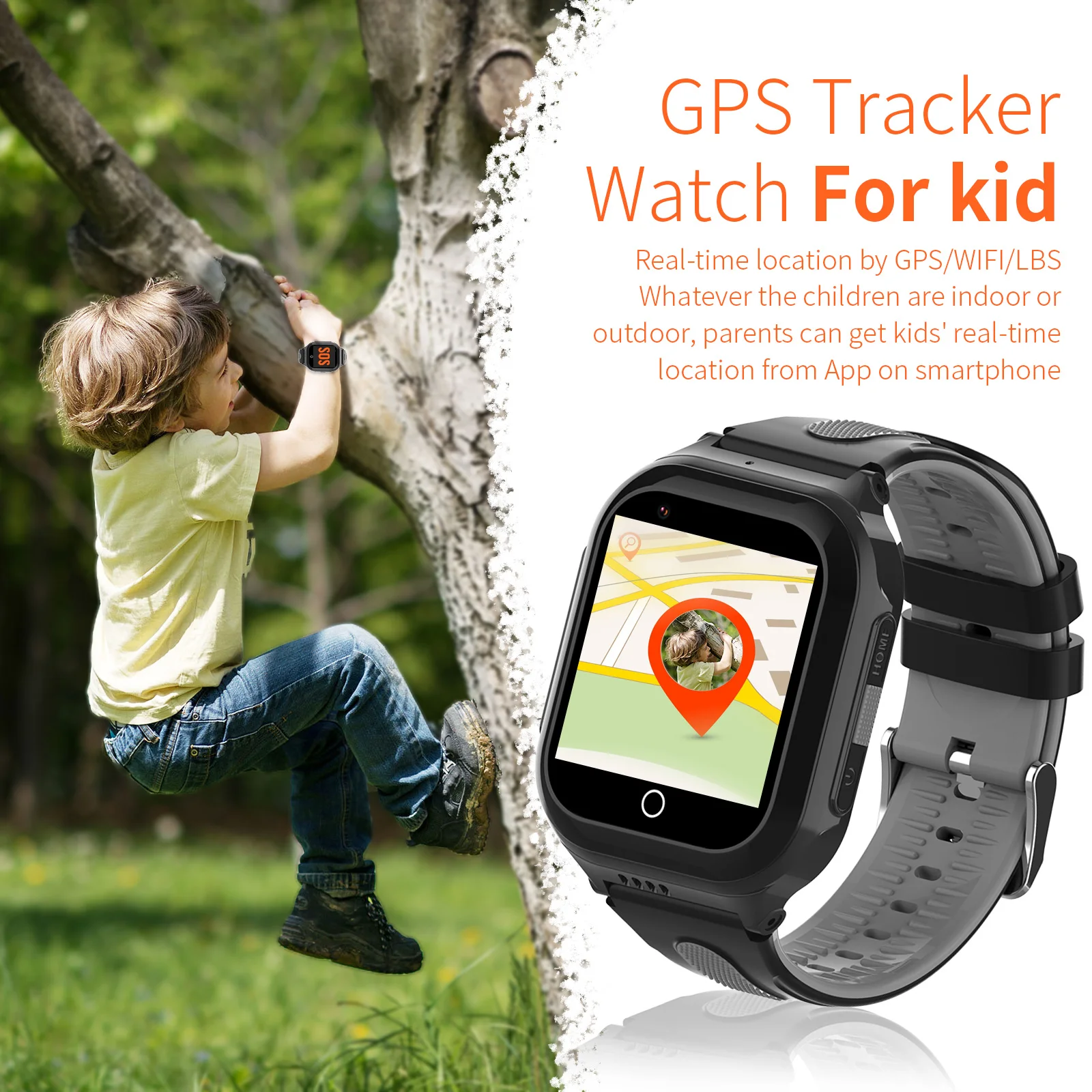 Wonlex Kids Smart Watch 4G GPS WIFI location Tracker SOS Video Call KT24S Children's smartwatch IP67 Waterproof smart baby watch