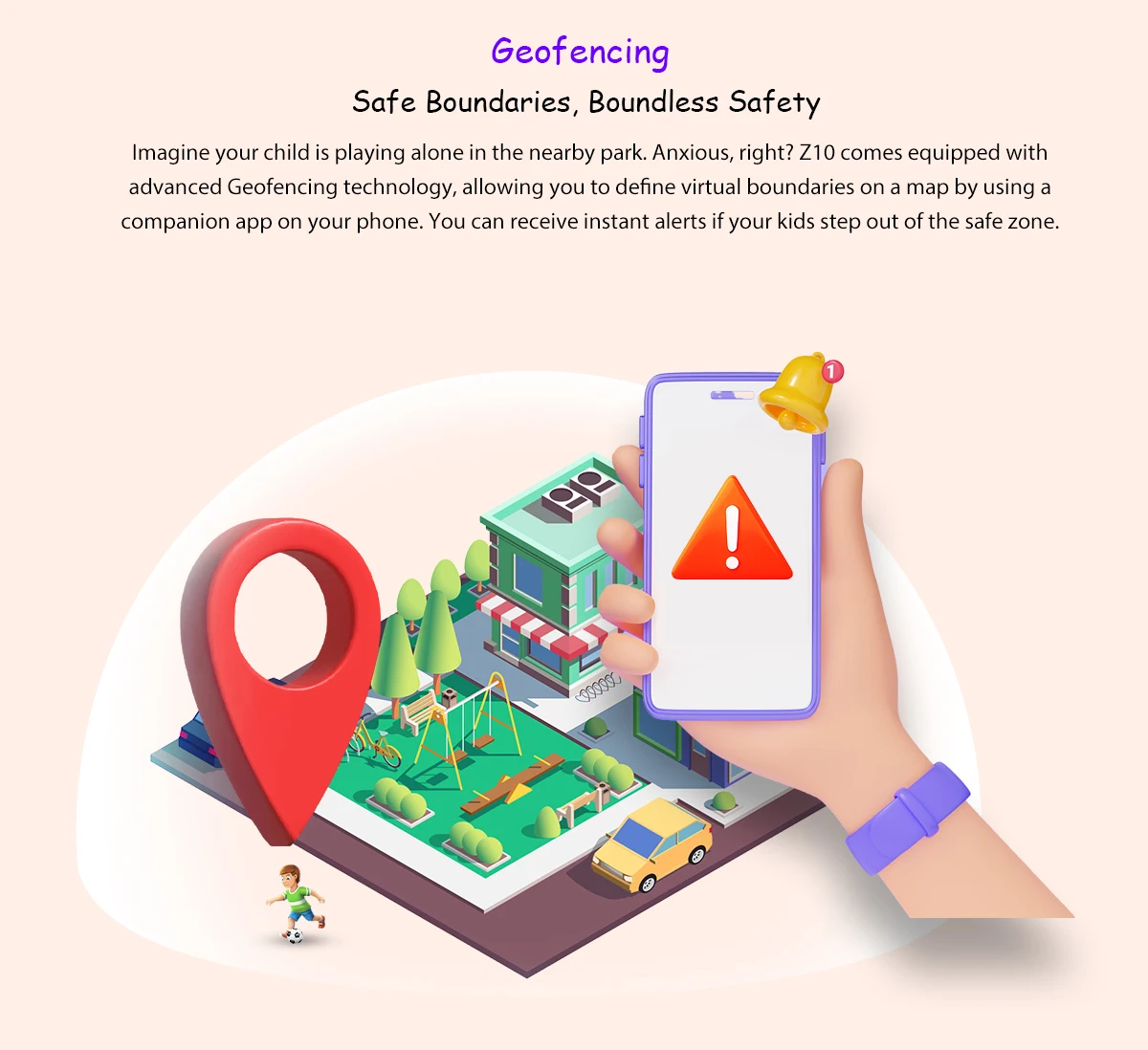 Blackview Z10 Children's Watch 1G+8G 1.83-inch IPS Display IP67 Waterproof Face Recognition 680mAh 4G SIM Video Call GPS Watch