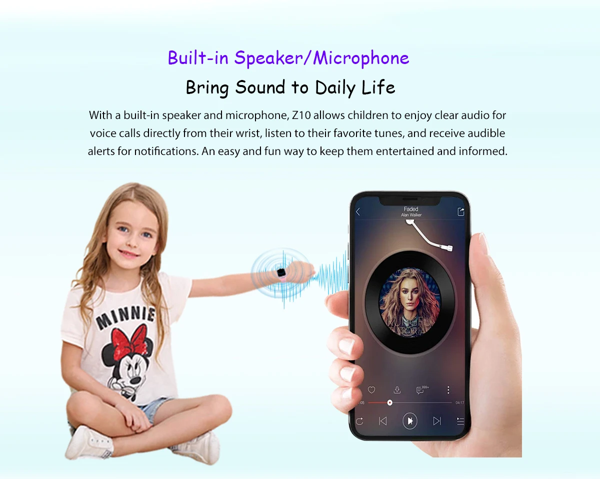 Blackview Z10 Children's Watch 1G+8G 1.83-inch IPS Display IP67 Waterproof Face Recognition 680mAh 4G SIM Video Call GPS Watch