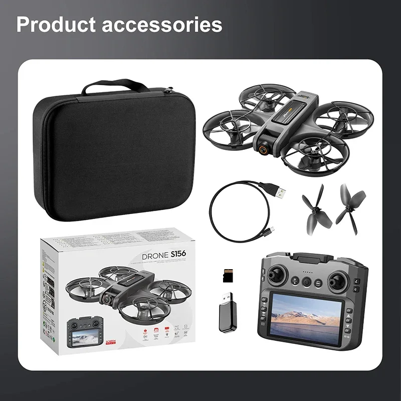 Xiaomi S156 Drone GPS 8K Professional HD 360° Dual Camera Screen Remote Control Brushless Motors Obstacle Avoidance Quadcopter