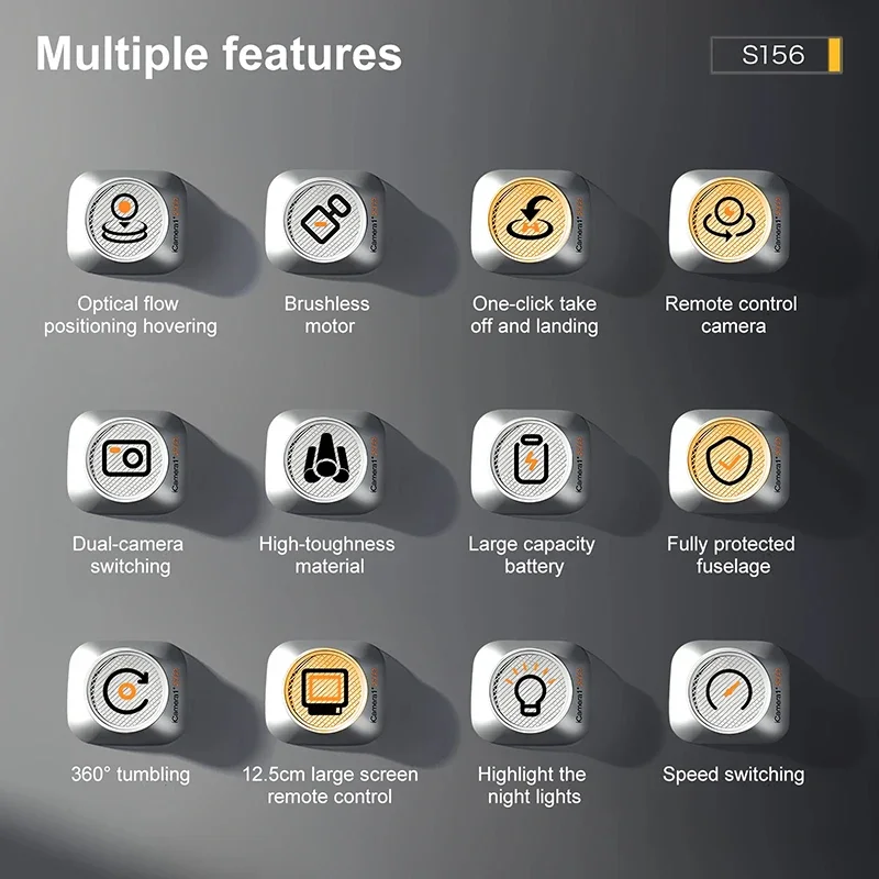 Xiaomi S156 Drone GPS 8K Professional HD 360° Dual Camera Screen Remote Control Brushless Motors Obstacle Avoidance Quadcopter