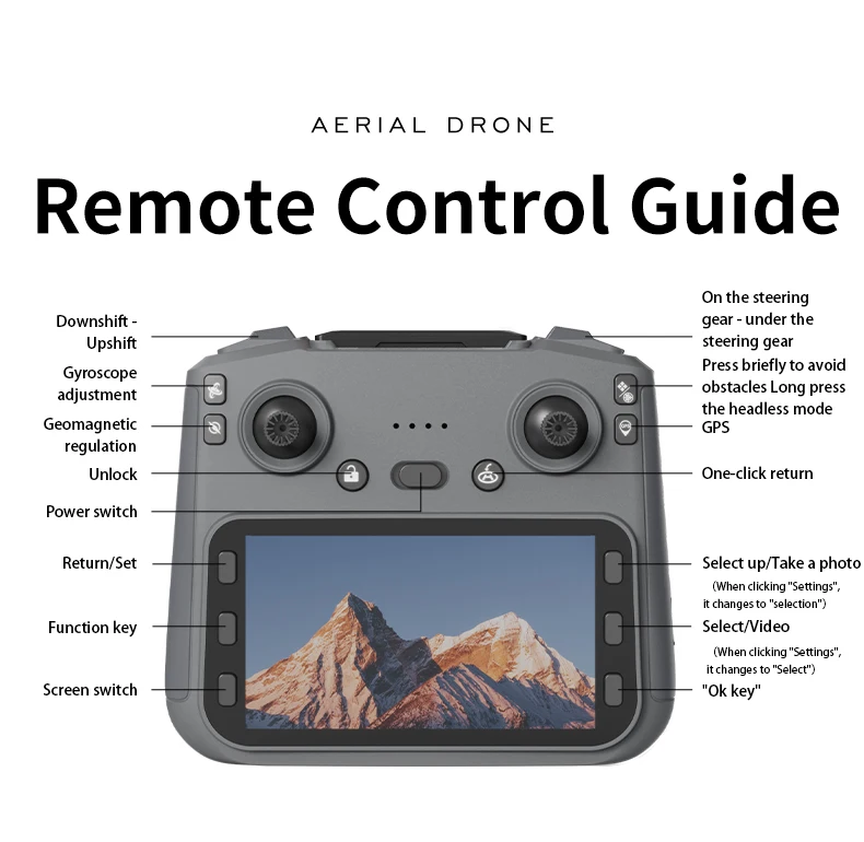 New L106-1 MAX GPS 8K Camera With LCD Screen Remote Drone Brushless Motor 2.4Ghz 5G Wifi Connected Portable Mini RC Quadcopter