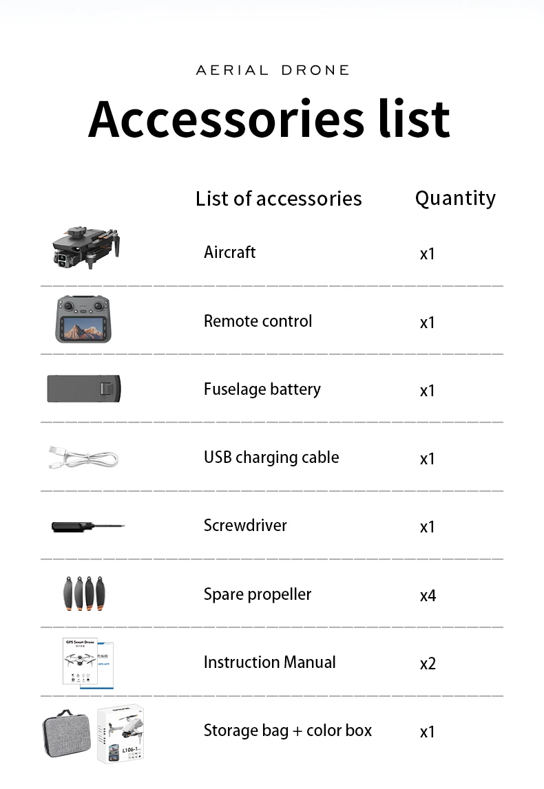 New L106-1 MAX GPS 8K Camera With LCD Screen Remote Drone Brushless Motor 2.4Ghz 5G Wifi Connected Portable Mini RC Quadcopter