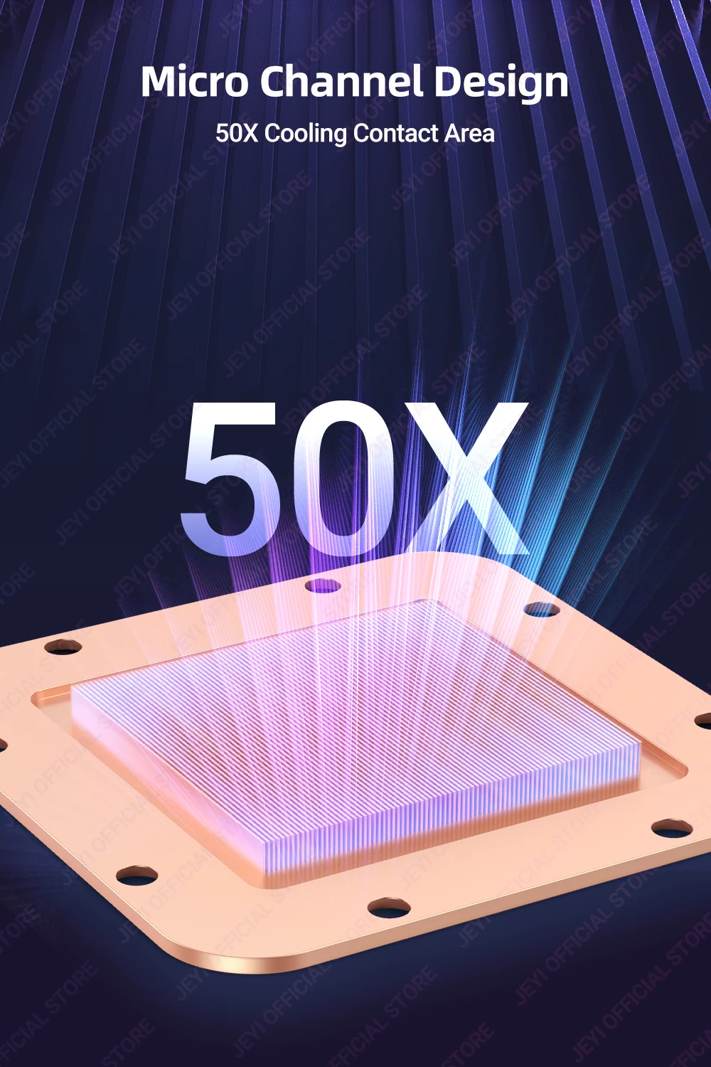 JEYI Liquid Cooler 120/240/360, ARGB CPU AIO Water Cooler, Water Cooling PC, Support Intel & AMD, Efficient PWM-Controlled Pump