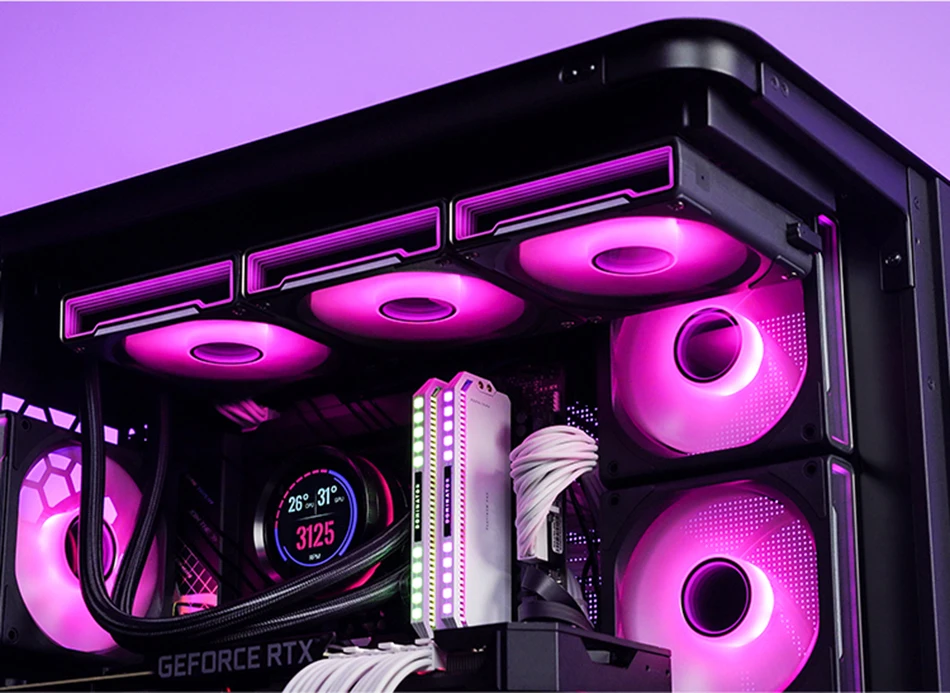 JONSBO TF2-360SC LCD Screen CPU Water Cooler ARGB Fan Aluminum Alloy Cold Head Liquid Radiator For LGA1700 1200 115X 2011 AM5