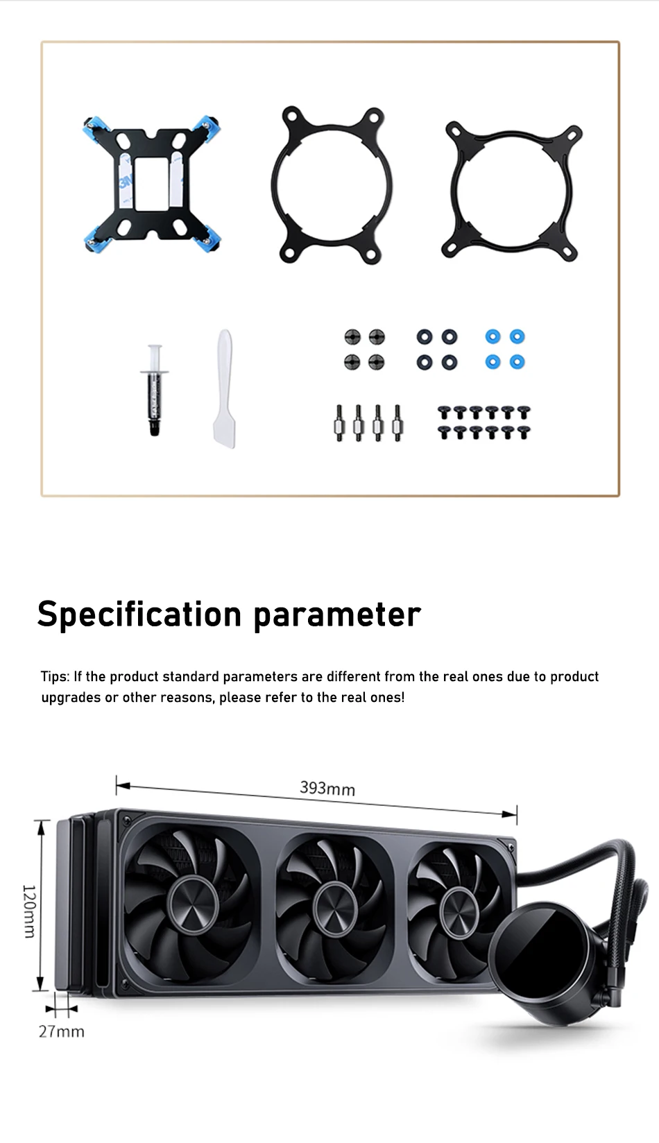 JONSBO TH-360 White Water Cooler 120mm ARGB Fan TH-240 AIO CPU Liquid Cooling Integrated Water-cooled LGA1700 115X 1851 1200 AM5 JONSBO TH-360 White Water Cooler 120mm ARGB Fan TH-240 AIO CPU Liquid Cooling Integrated Water-cooled LGA1700 115X 1851 1200 AM5