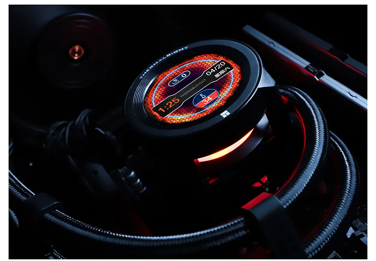 Thermalright CORE VISION 360 X(No fan version) 360mm LCD screen All-in-one Liquid Cooler Support LGA 1700 AMD AM5