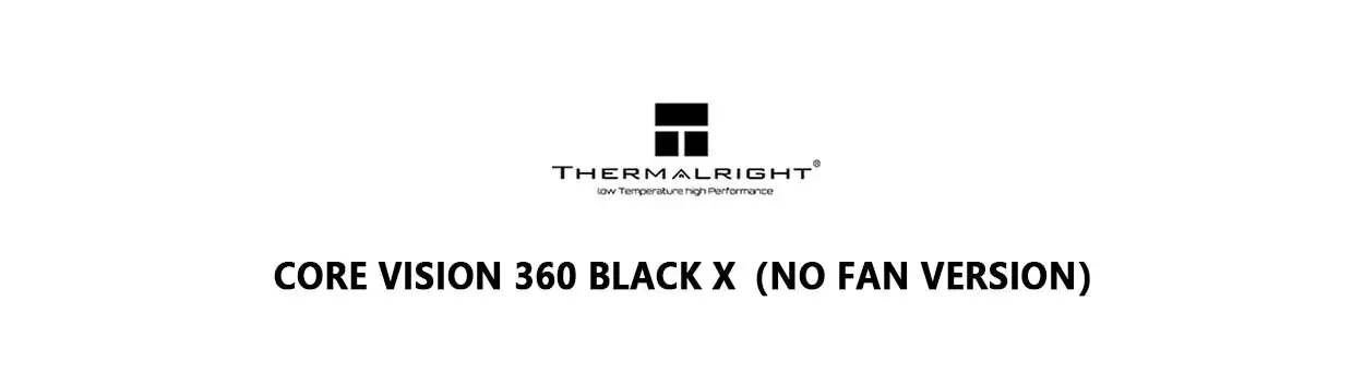 Thermalright CORE VISION 360 X(No fan version) 360mm LCD screen All-in-one Liquid Cooler Support LGA 1700 AMD AM5
