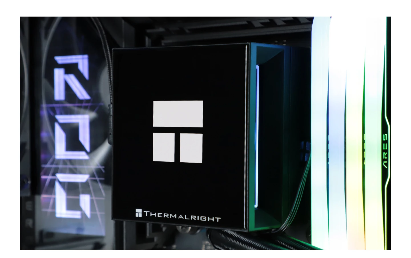 Thermalright Mjolnir Vision 360 ARGB BLACK CPU Water Cooler with LCD Screen Liquid Cooler for AM4 AM5 Intel LGA1851/115X/2011