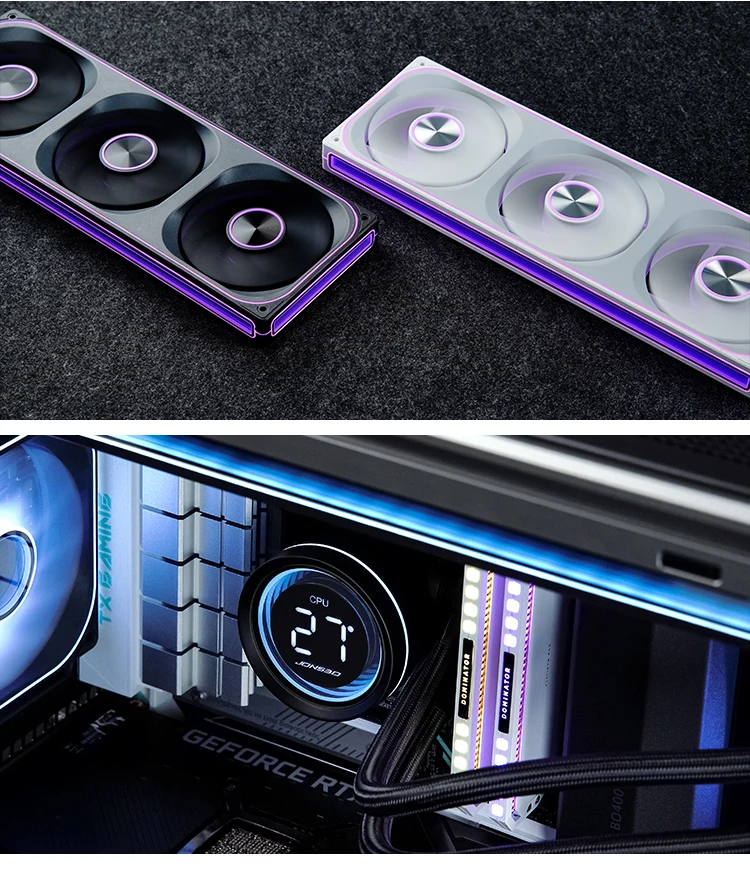 Jonsbo TH-360 AIO CPU Liquid Cooling Integrated Water-cooled Radiator TH-240 PC Water Cooler LGA1700 1851 1200 115X AM4 AM5