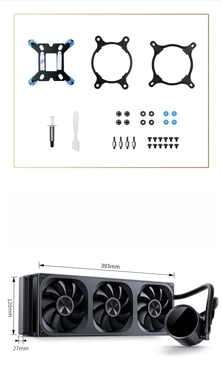 Jonsbo TH-360 AIO CPU Liquid Cooling Integrated Water-cooled Radiator TH-240 PC Water Cooler LGA1700 1851 1200 115X AM4 AM5