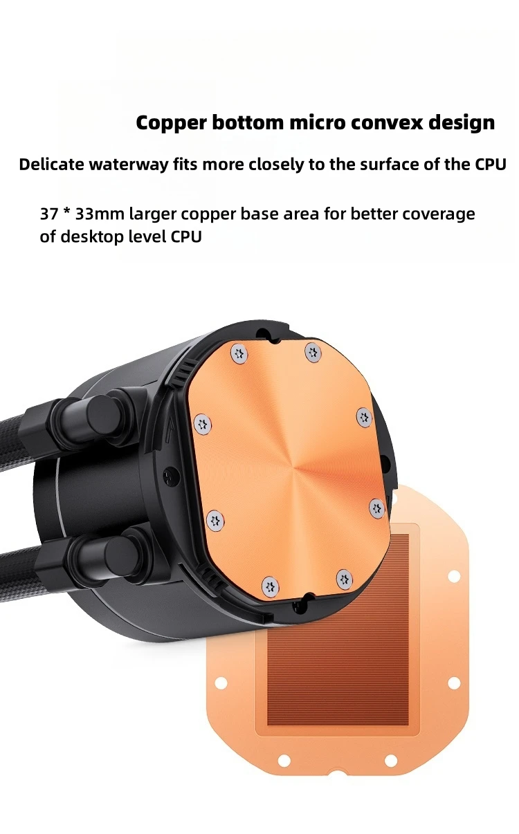 Jonsbo TH-360 AIO CPU Liquid Cooling Integrated Water-cooled Radiator TH-240 PC Water Cooler LGA1700 1851 1200 115X AM4 AM5