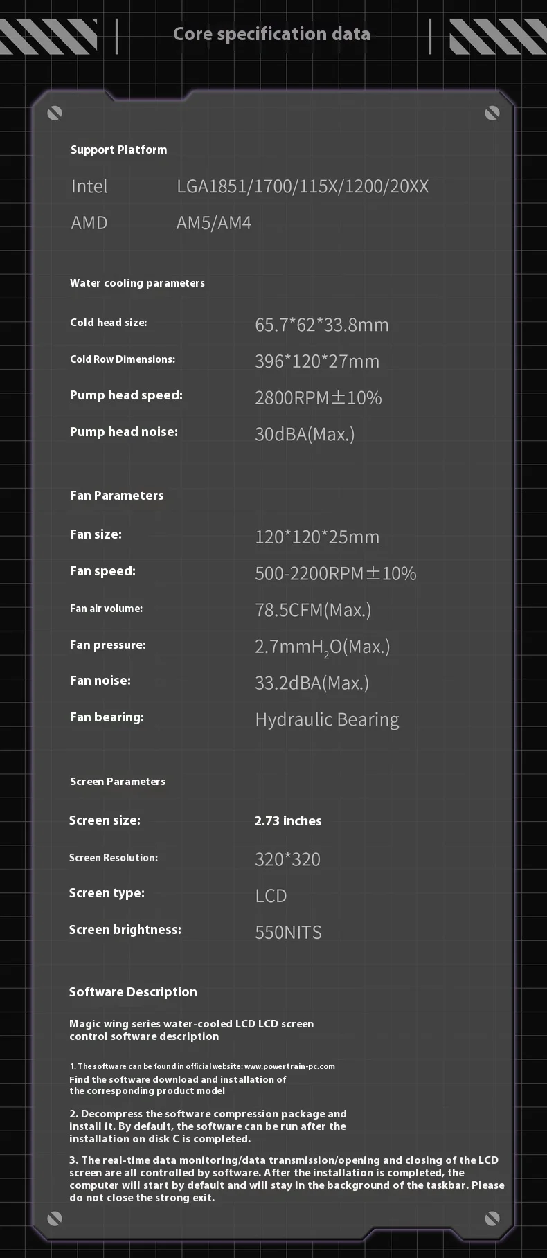 X-GAMERX S360 White/Black ARGB All-In-One LCD SCREEN AIO LIQUID COOLE Water Cooling Radiator 5V 3PIN ARGB Fan CPU Liquid Cooler