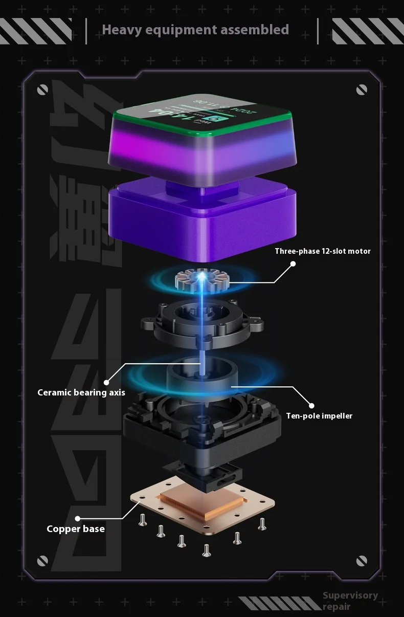 X-GAMERX S360 White/Black ARGB All-In-One LCD SCREEN AIO LIQUID COOLE Water Cooling Radiator 5V 3PIN ARGB Fan CPU Liquid Cooler