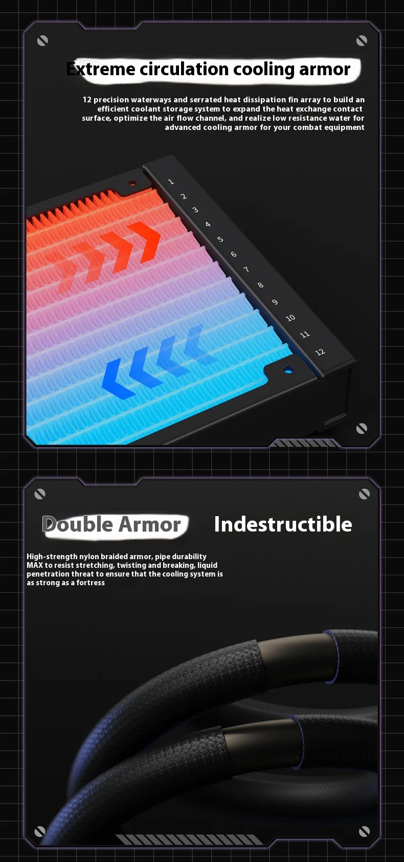 X-GAMERX S360 White/Black ARGB All-In-One LCD SCREEN AIO LIQUID COOLE Water Cooling Radiator 5V 3PIN ARGB Fan CPU Liquid Cooler