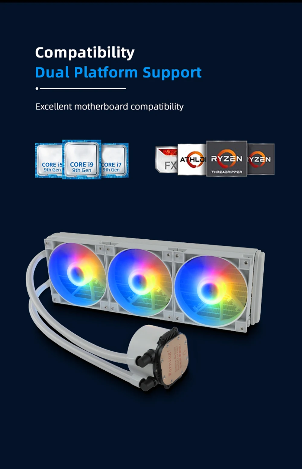 MANMU PC Water Cooling Processor Cooler 4PIN Cpu Water Cooling Heatsink Liquid Cooling Pc 360mm Fan Radiator for inter LGA1700 1