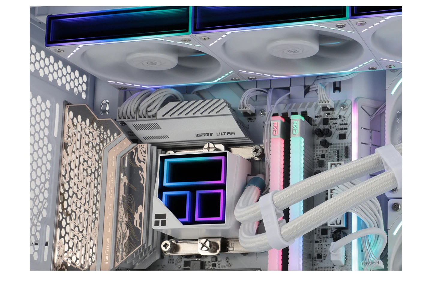 Thermalright FROZEN INFINITY 360 AIO liquid cooler ARGB Lighting Synchronization Infinity mirror cold head support LGA1851 AM5