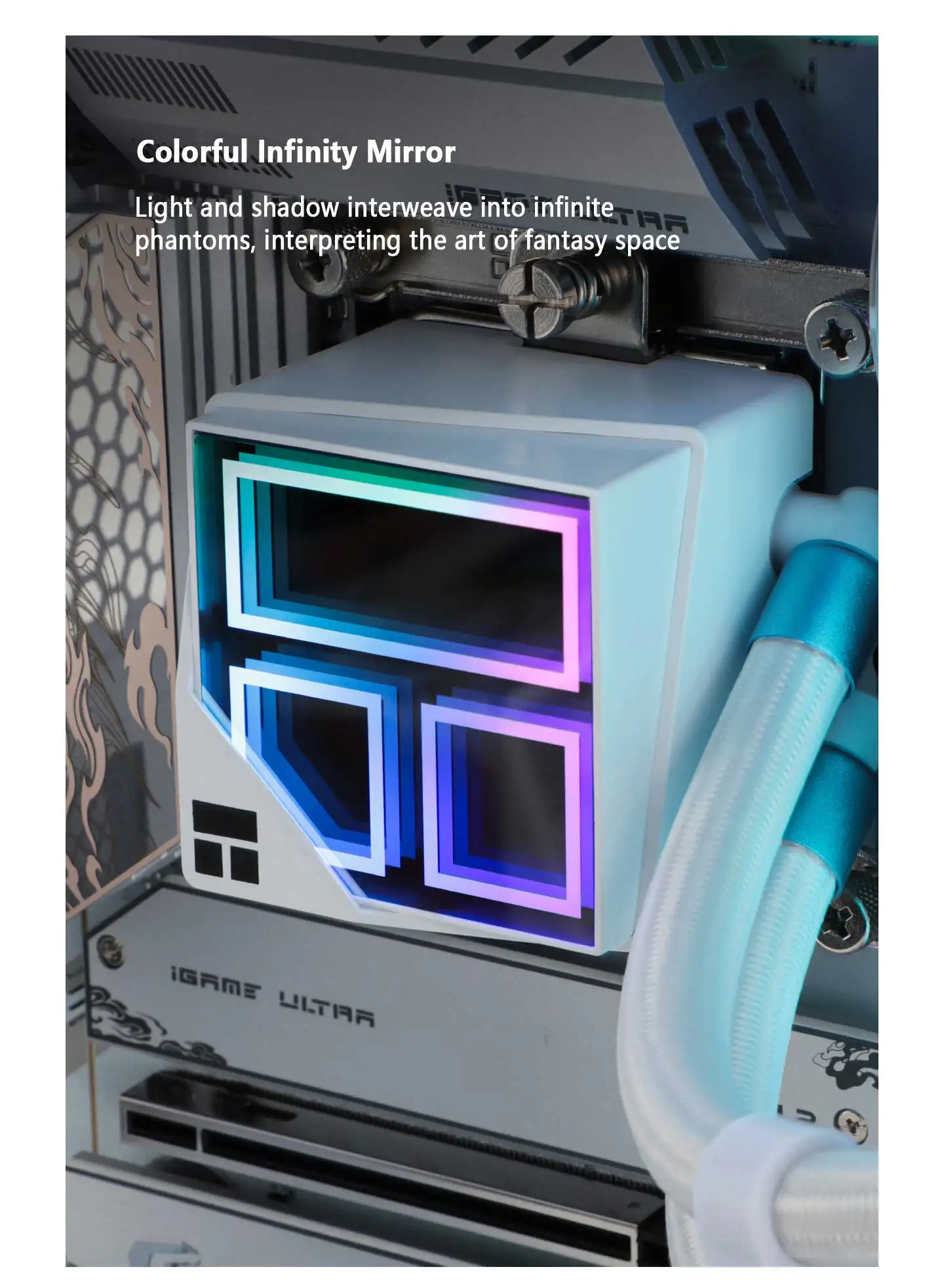 Thermalright FROZEN INFINITY 360 AIO liquid cooler ARGB Lighting Synchronization Infinity mirror cold head support LGA1851 AM5