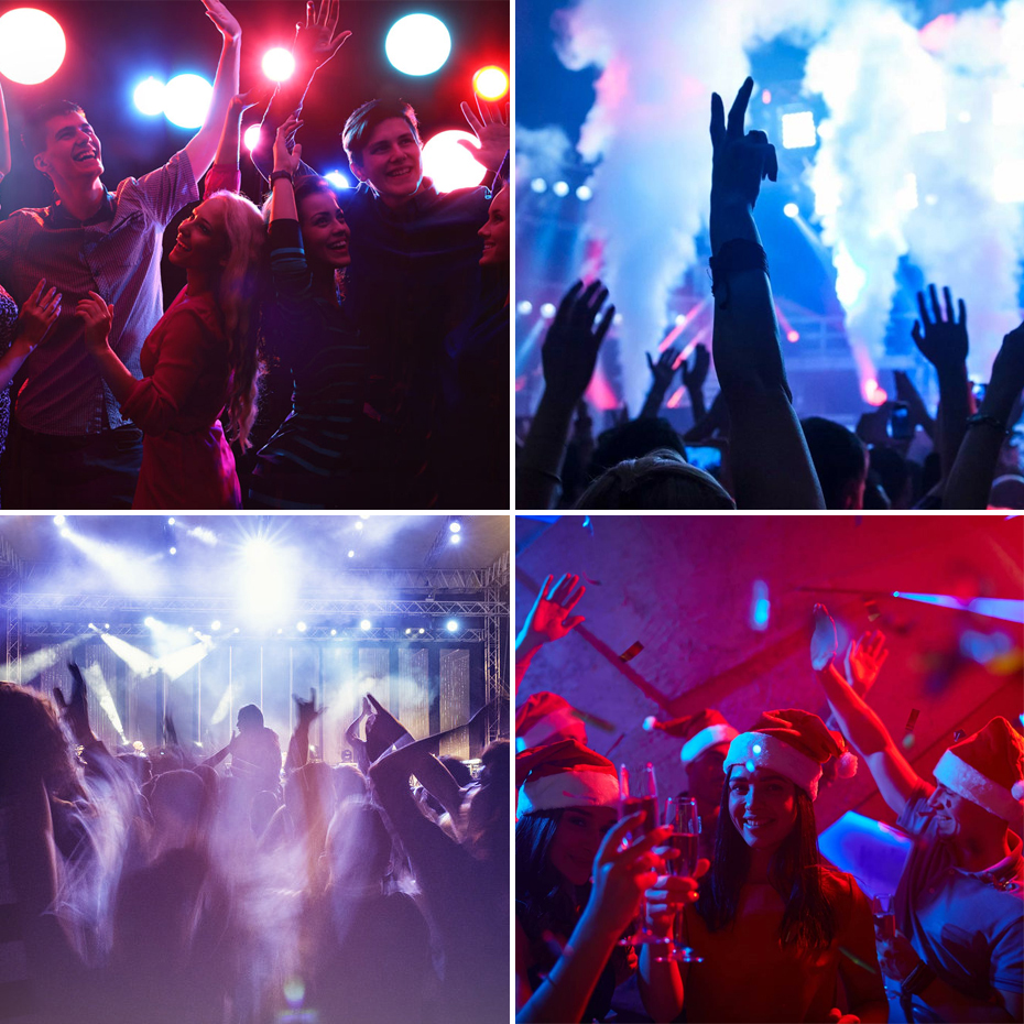 ALIEN RGB Mini DJ Disco Laser Light Projector USB Rechargeable LED UV Sound Strobe Stage Effect Wedding Xmas Holiday Party Lamp