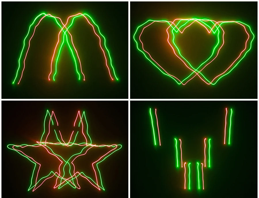 Disco Dual Lens RGB Beam Line Scanner Projector Laser Lamp Dmx512 Suitable for Disco Dj Party Wedding Bar Stage Light