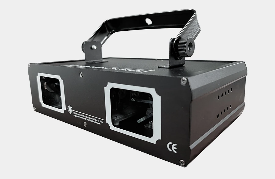 Disco Dual Lens RGB Beam Line Scanner Projector Laser Lamp Dmx512 Suitable for Disco Dj Party Wedding Bar Stage Light