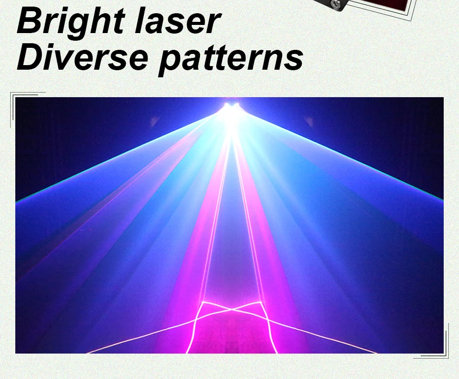 Disco Dual Lens RGB Beam Line Scanner Projector Laser Lamp Dmx512 Suitable for Disco Dj Party Wedding Bar Stage Light