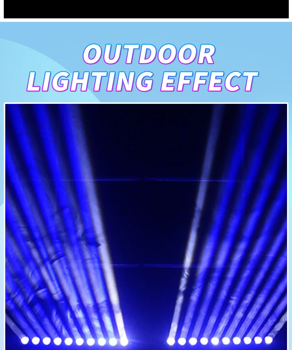 From EU 8X15W LED Bar Beam Moving Head Lights RGBW 4IN1 DMX512 Control Multicolor Stage Professional Lighting for DJ Disco