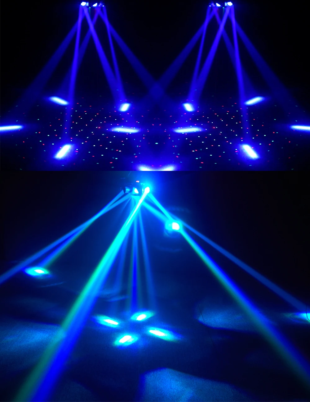 150W Moving Head Beam Light RG Laser Stage Light Strobe DMX Controller DJ Disco Light RGB Rotating Party Christmas lights Bar