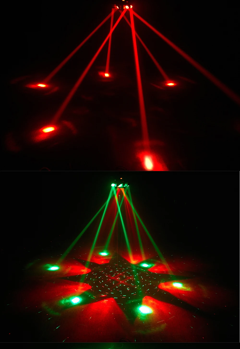 150W Moving Head Beam Light RG Laser Stage Light Strobe DMX Controller DJ Disco Light RGB Rotating Party Christmas lights Bar