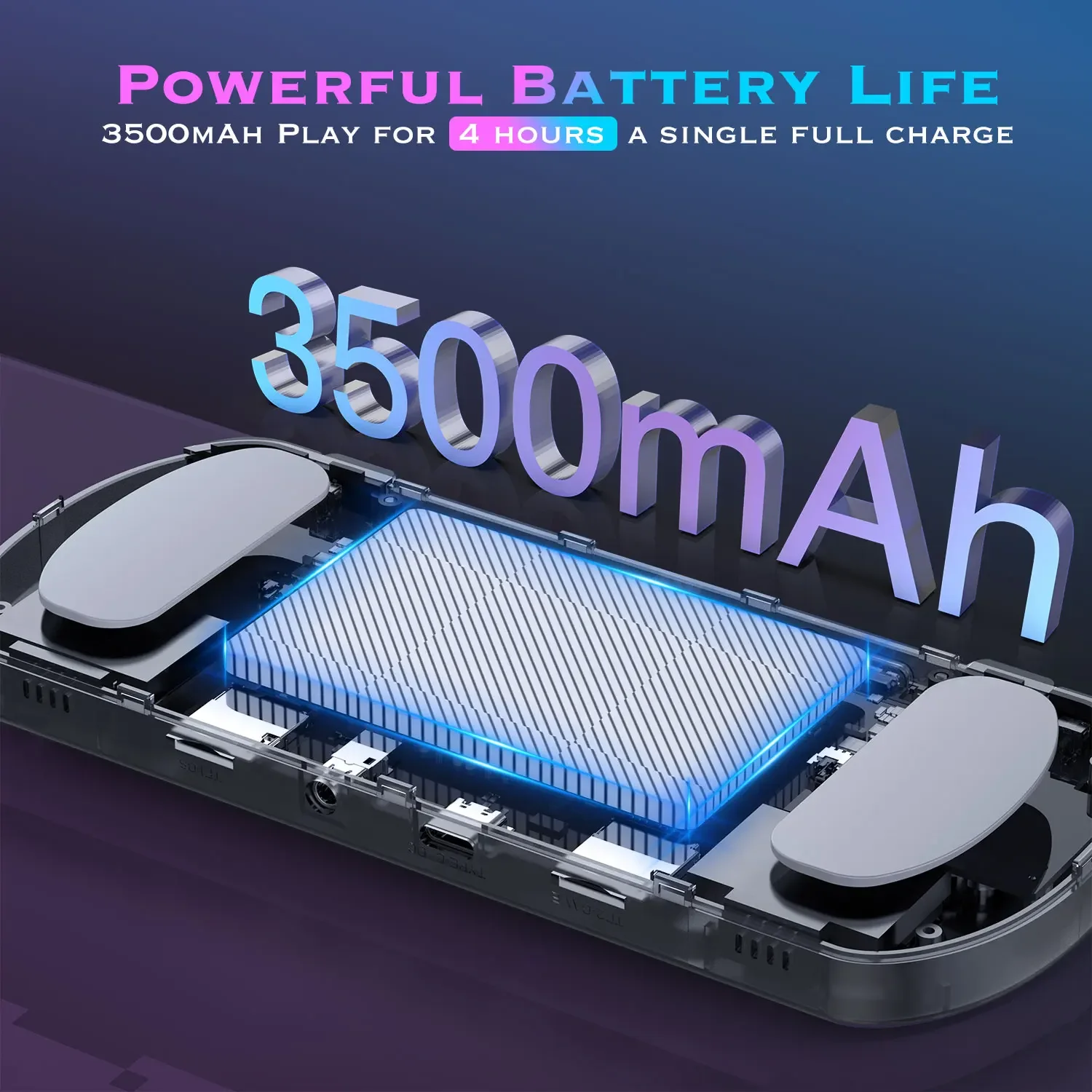 U8 Retro Handheld Video Game Console 128G 64G Linux System 4.0-inch IPS Screen