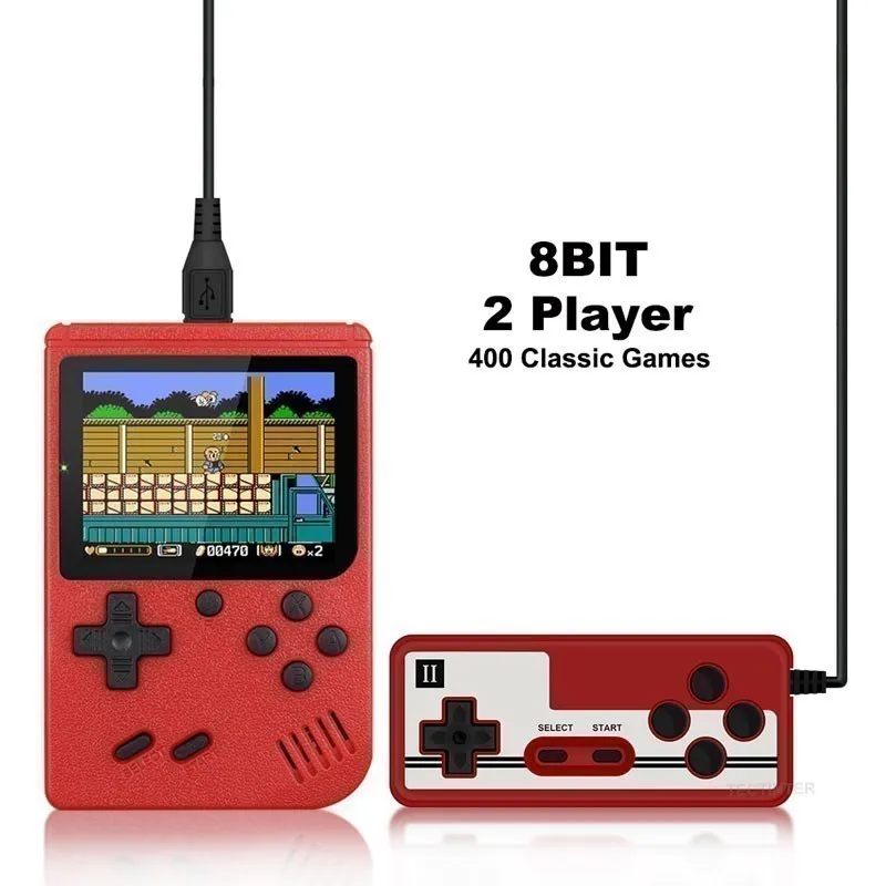 Mini Handheld Game Player Retro Game Boy Portable 8-Bit 3.0 Inch LCD Video Game Console Built-in 500 Games For Kids Gift Mini Handheld Game Player Retro Game Boy Portable 8-Bit 3.0 Inch LCD Video Game Console Built-in 500 Games For Kids Gift